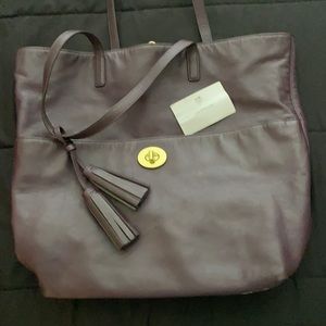 Coach purple hand bag
